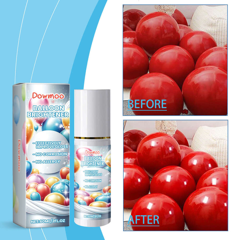 DOWMOO Decoration Enhancer Balloon Surface Texture Gloss Anti-Oxidation Long-Lasting Shine Spray S260131