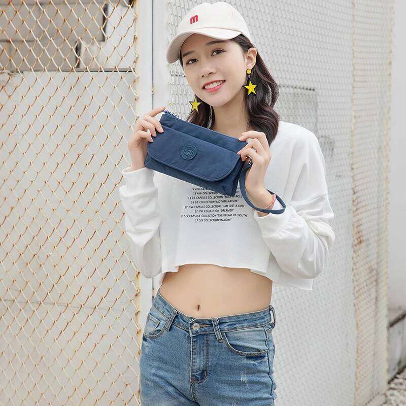 Women's shoulder Bag 2023 New high quality portable nylon Fashion small tote purse mobile phone Sling bag waterproo 8102