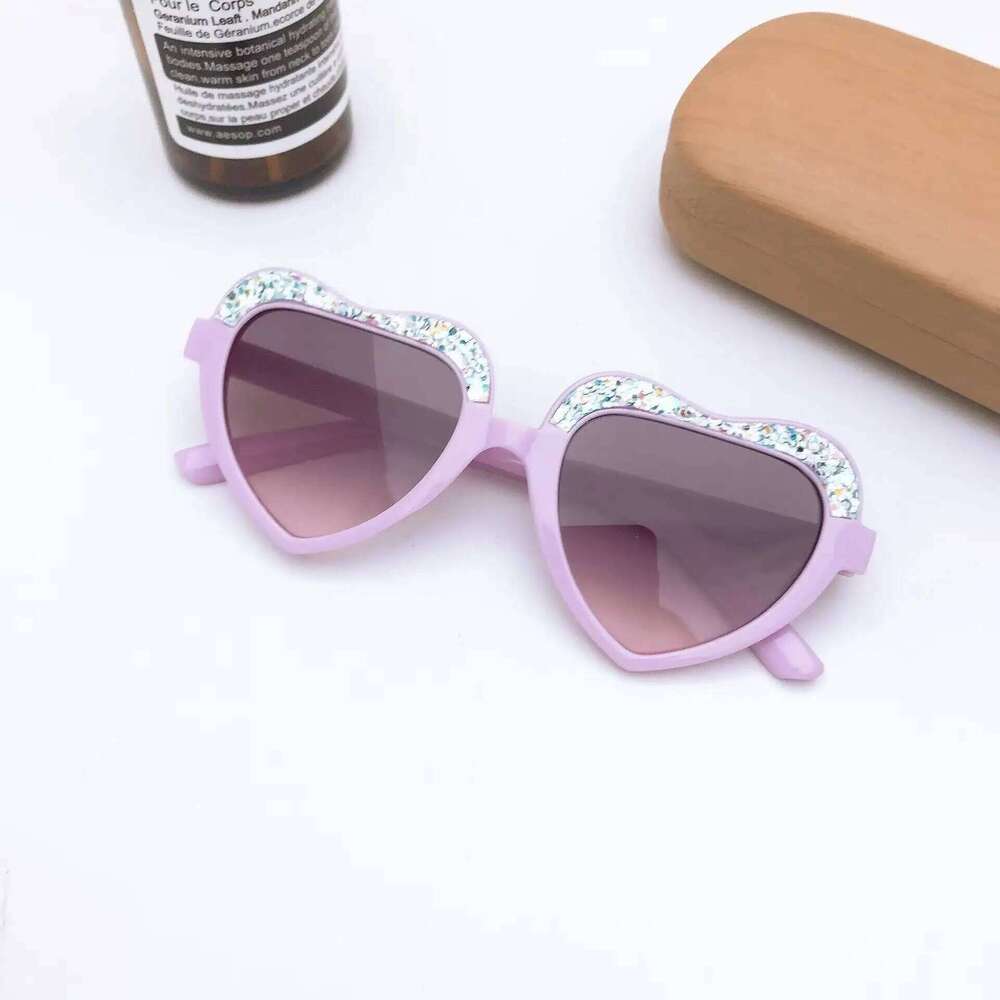 2025 Cat Ear Sunglasses Cute Kitten Style Baby Cartoon Glasses For Girls Children's New Fashion H260130
