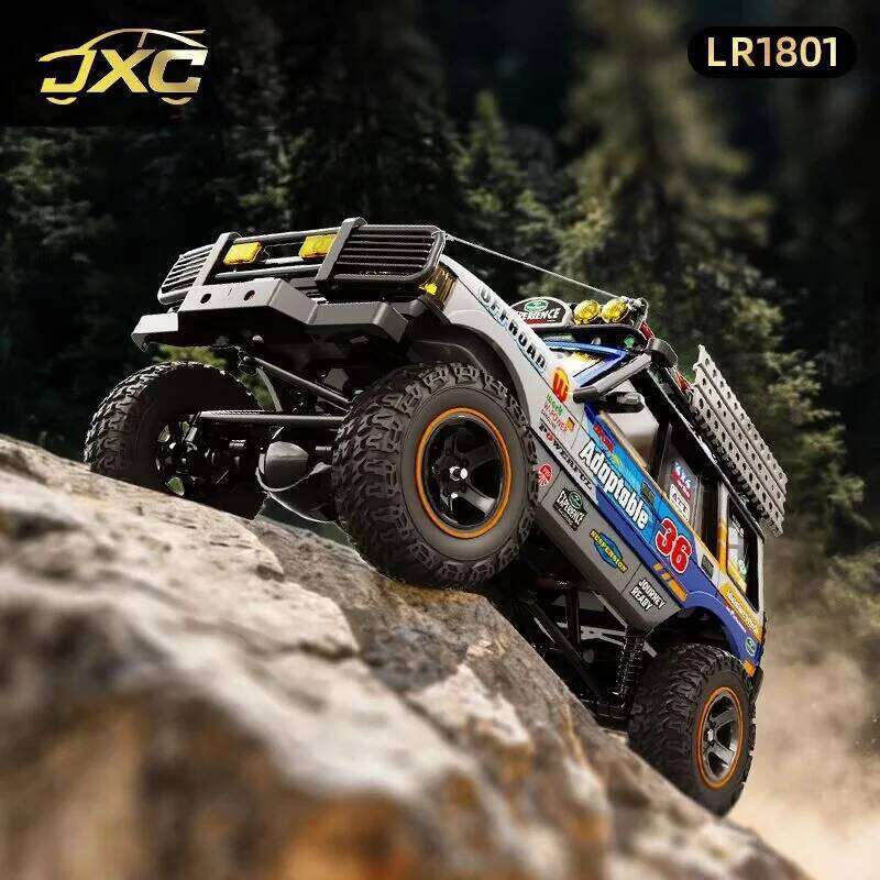 JXC LR1801 professional RC remote control 1/18 off-road climbing model 4WD two-speed boy toy car Crawler tire Y260131