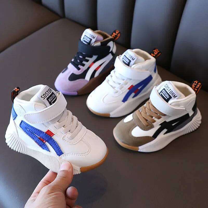 Kids Lightweight Children Sports Basketball Shoes Soft Sole Casual Sneaker Toddler Boy Shoe Tenis Y260128