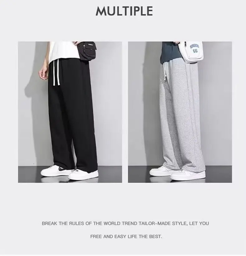 Casual Pants for Men Mens Clothing Male Clothes Baggy Pants Man Sport Big Size Gym Mens Trousers Cargo Sweatpants Y2k Tracksuit 260122