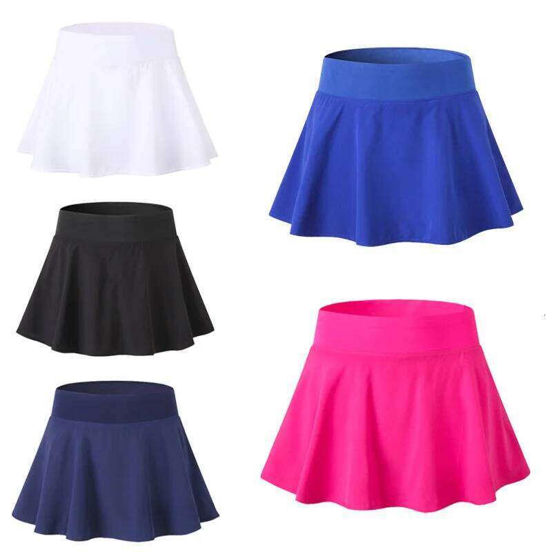 2020 Sports Skorts Fitness Short Badminton breathable Quick drying Women Sport Anti Exposure Tennis Skirt XJ260131