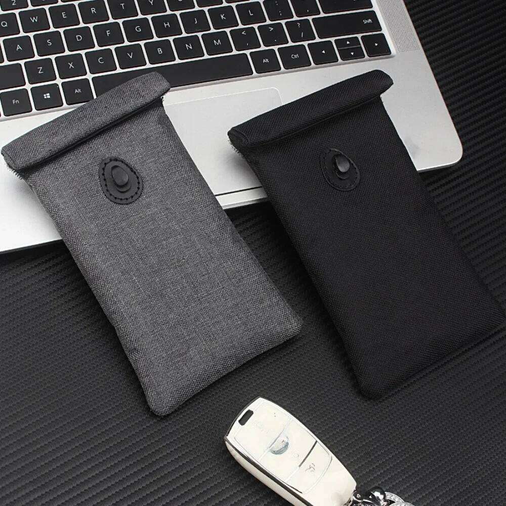 For RFID Mobile Phone Leakage New Faraday Car Shielding Key Case Signal Blocking Bag RF Information Privacy Protection 2025