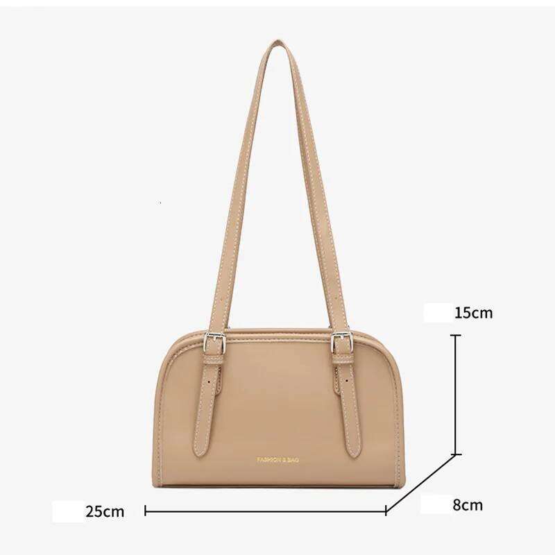Commuter Shoulder Bags Women 2026 High Quality Luxury Designer Handbags Pure Color Causal Big Capacity Pillow Underarm Bag