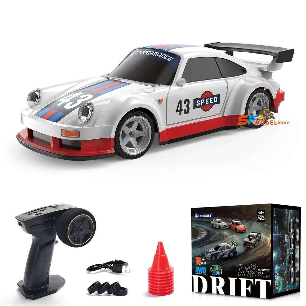 Upgrade Gyroscope 1/43 4WD RC Drift Racing 2.4GHz Radio Controlled High Speed Racing Car Model Boy Toy Gift Y260131