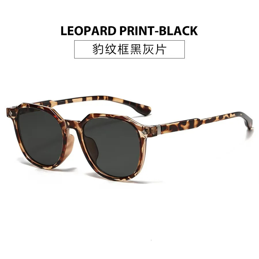 Womens Fashion Sunglasses Girl Style Sunglasses UV Protection Korean Version High End Retro Polygonal Black Sunglasses 260128