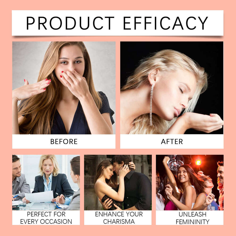 Roxelis Red Fresh Jasmine Scent Long-lasting Fragrance Gentle and Charming Perfume S260131