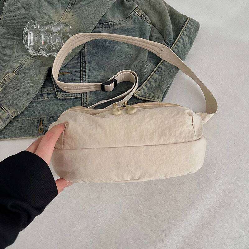 Small handbag, fashionable, lightweight, and stylish single shoulder bag, Korean version casual cloth bag
