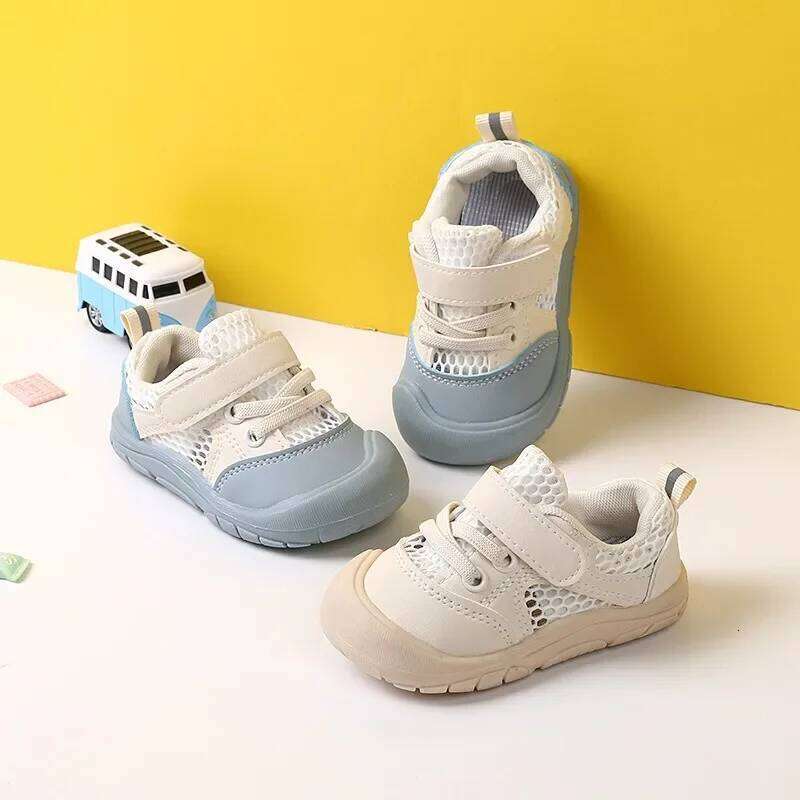 Sneakers Soft Lightweight Baby Boys Girls Sport Breathable Non Slip Toddler Infant Casual Kids Shoes Y260128