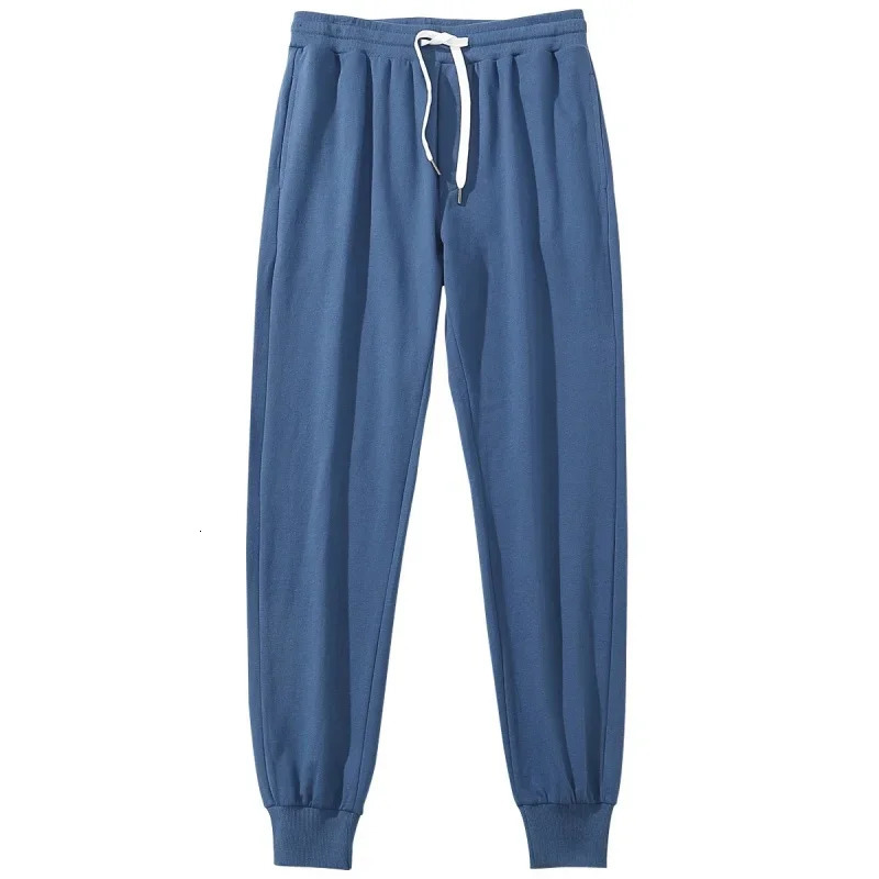Men 100 Cotton Pants Elastic Gym Sweatpants Casual Jogging Trousers Sport Joggers Fitness Running Pants Man Clothing Streetwear 260122