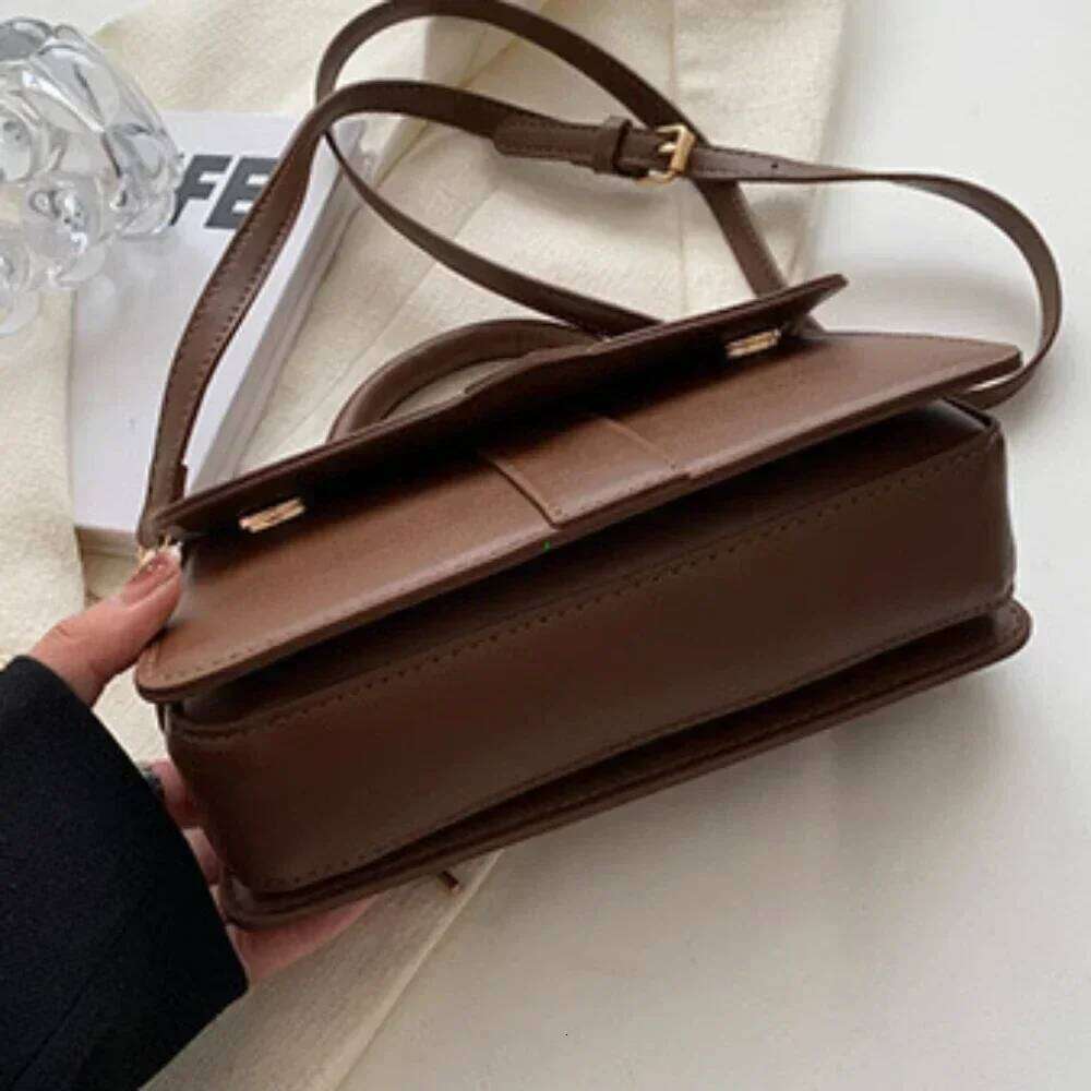 Pu Leather Shoulder for Women Handbag Fashion Crossbody Bags Vintage Underarm Bag Square Satchel 2026 XJ260131