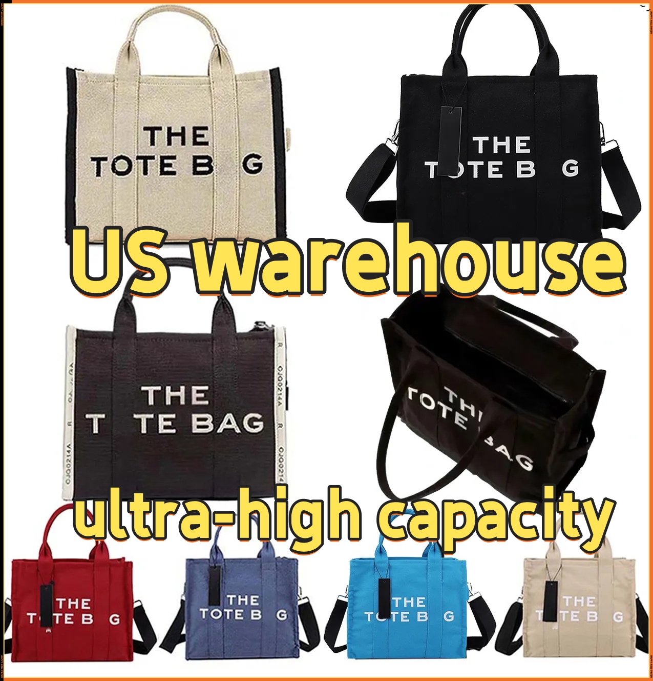 Designer bag totebag beach bag luxury designer handbag Cross border Fashion Spring Summer New Leather Crossbody Bag Luxury High quality canvas leather material