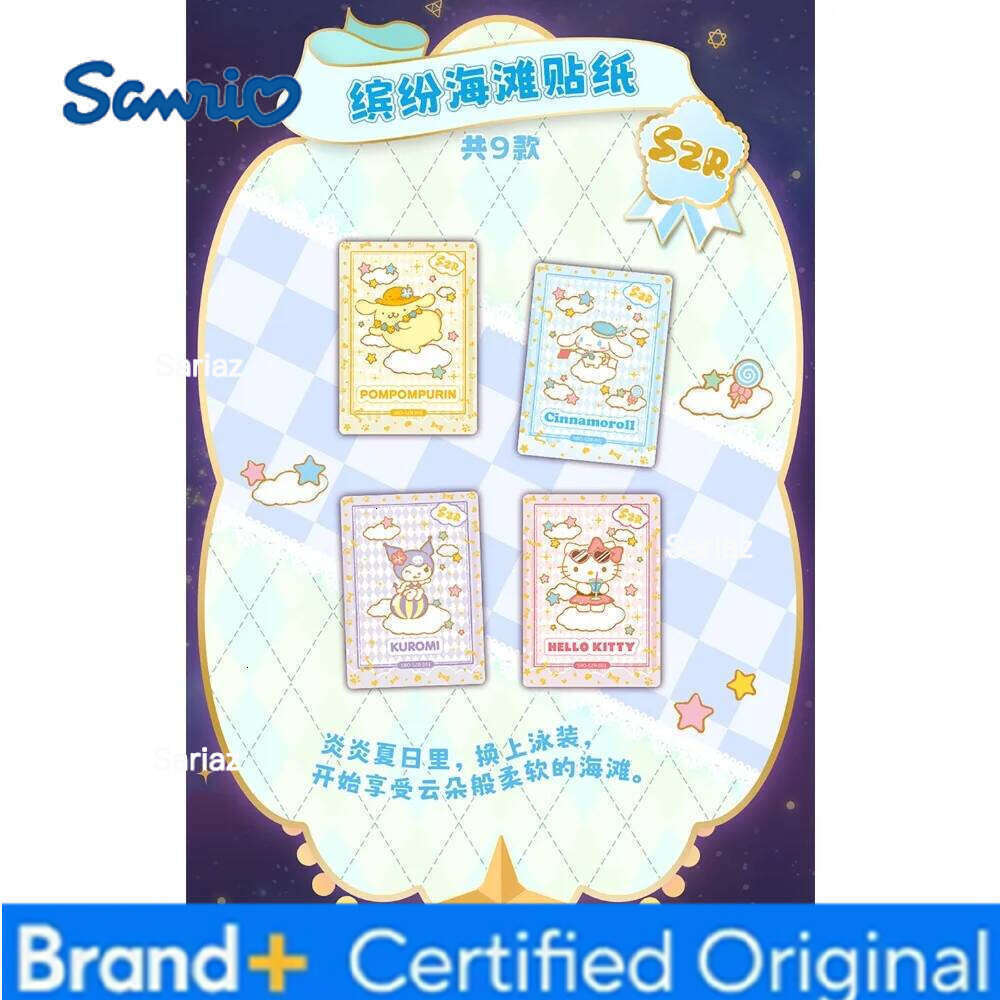 Sanrio Genuine Kabao Japanese Cartoon Collection Warm Healing Anime Star Birthday Gift for Children Creative Character Card H260130
