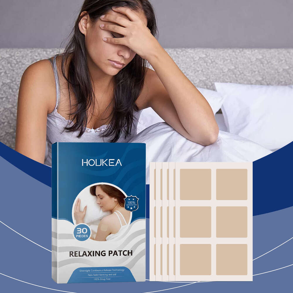 Houkea Herbal for Nighttime Sleep Home Use Lavender Scented Essential Oil Fragrance Care Patch S260131