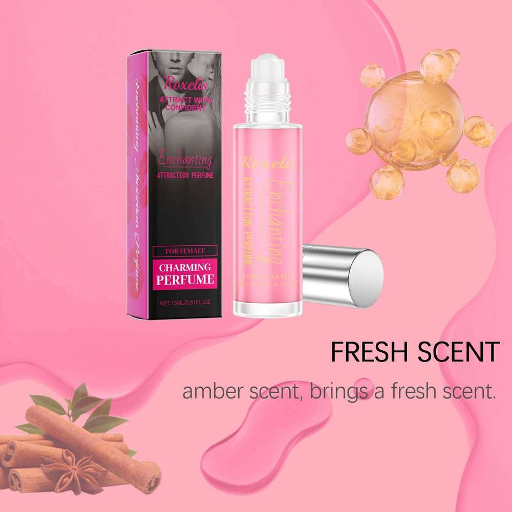 Roxelis 15ml Cologne Pheromone Roller Ball Lasting Scent Elegant Woman Body Charm Dating Flirt Glamour Lady Perfume H260130