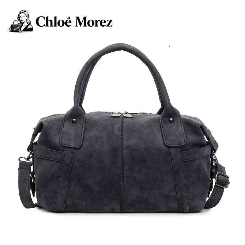 Large Capacity Women's Travel Handheld Vintage Minimalist Commuter Tote Single-Shoulder Crossbody Bag XJ260131