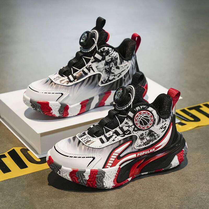 Kids Sports New Mesh Comfortable Anti Slip Running Fashion Autumn Boys Outdoor Training Lightweight Tennis Shoes Y260128