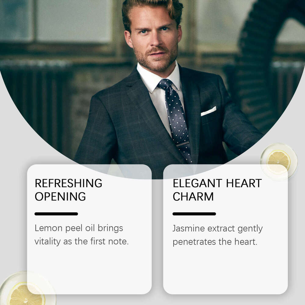 Roxelis Charming Natural Fresh Daily Commute Date Perfume Elegant Long-lasting Fragrance Cologne S260131