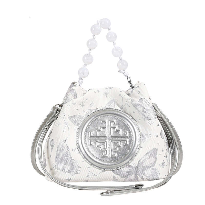 Cross-Border Chinese Beaded Handheld Bucket For Women New High-End Versatile National Style Single Shoulder Crossbody Bag MASA