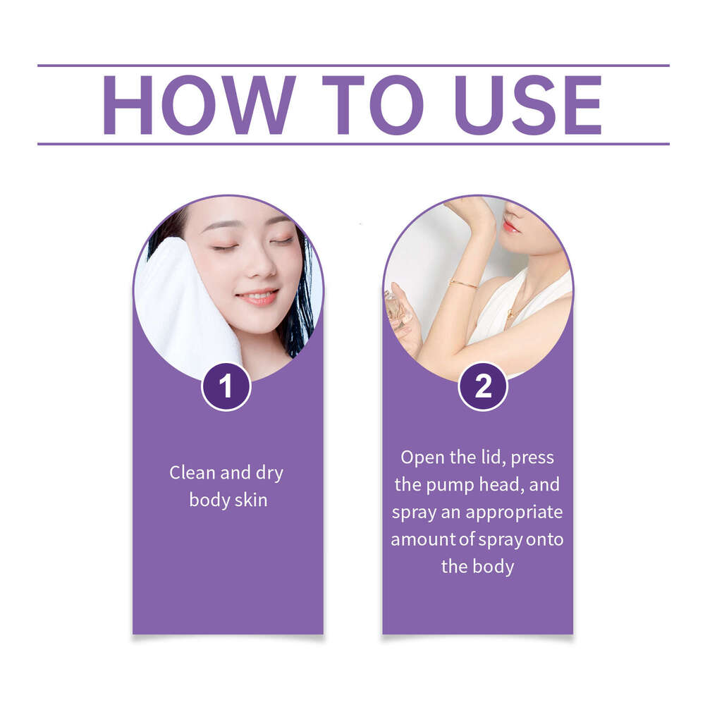 EELHOE Lavender Body Spray Long-lasting Fragrance Pleasant Fresh Floral Scent Perfume S260131