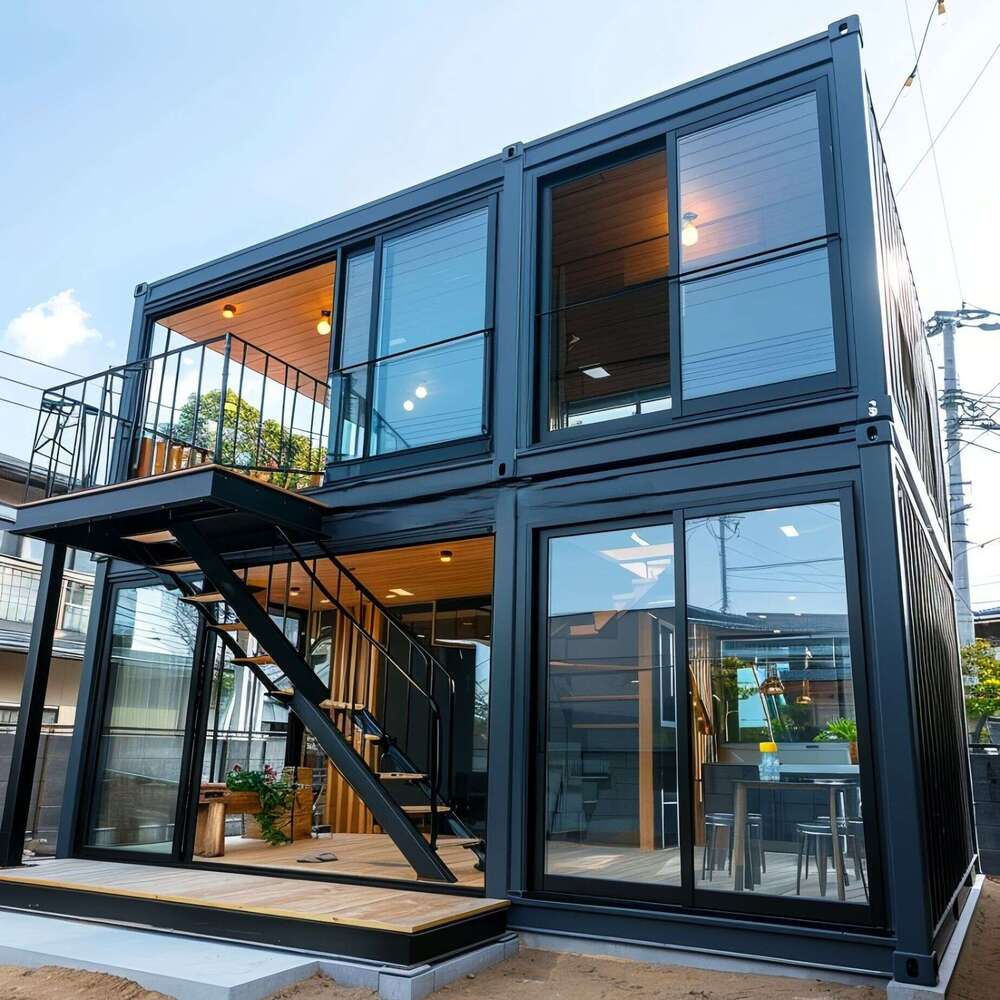 Expandable Prefab House 20ft 40ft Luxury Folding Studio For Beach House Prefabricated Modular Living Unit With Anti Corrosion Coating