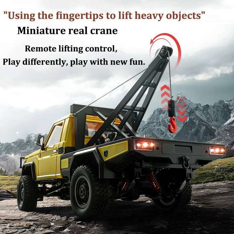 1:12 MN82 Proportional Simulation Remote-controlled Off-road Vehicle Four-wheel Drive Remote Control Pickup Model Boy Toy Gift Y260131
