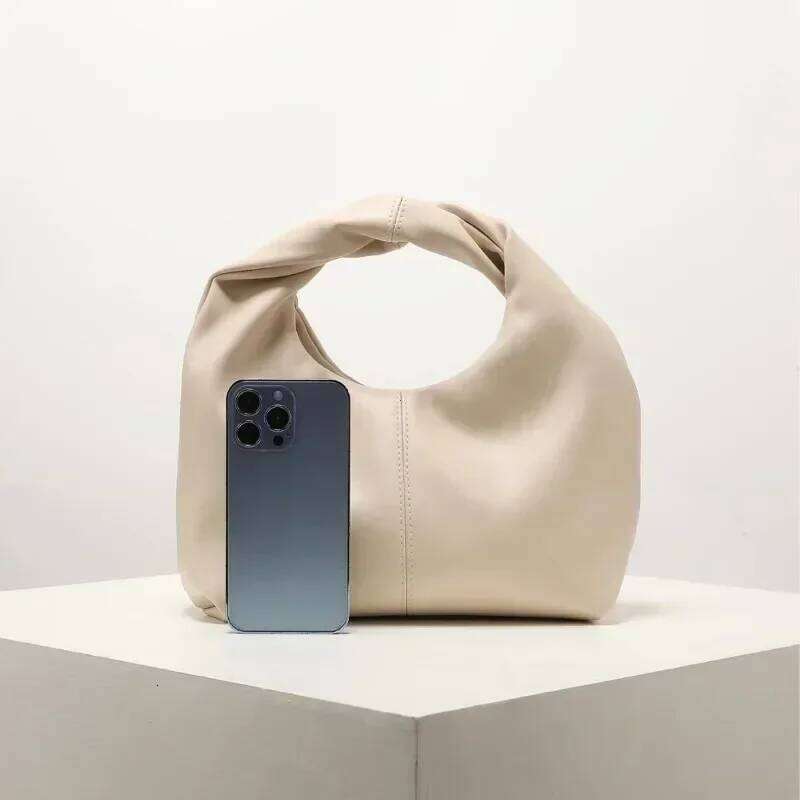 Solid Color Top Clutch Stylish Twist Square Bag Simple and Versatile Commute Bolso Mujer Designer Bags Lady Handbag Purses