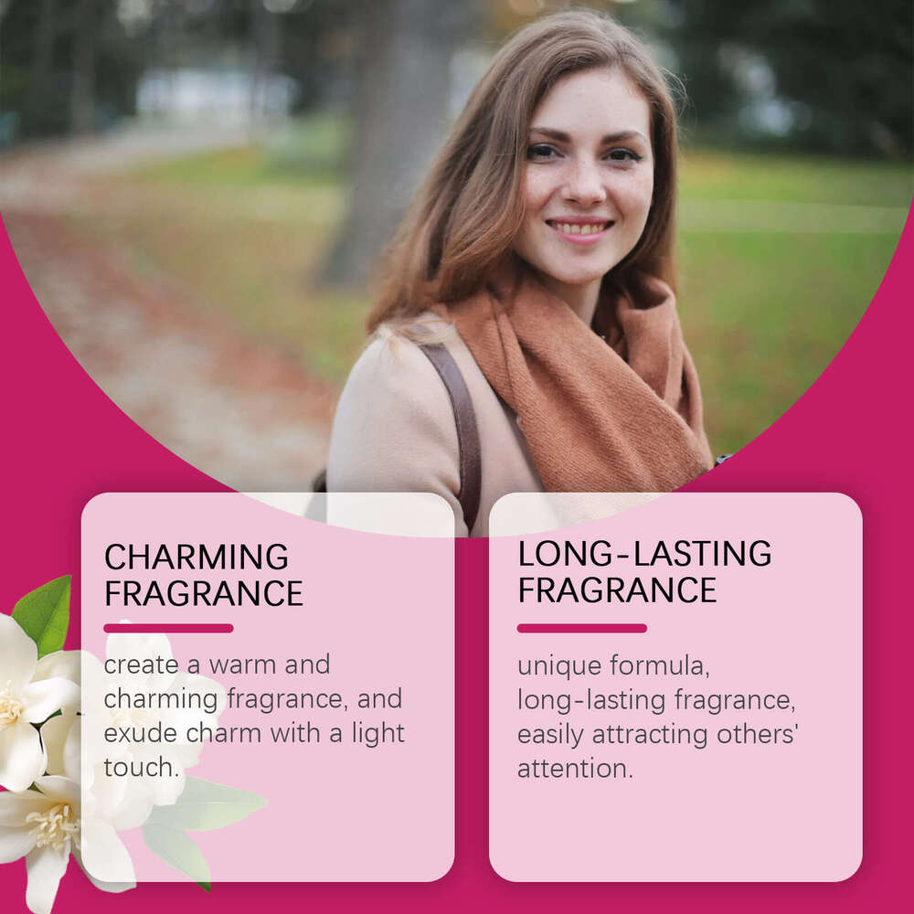 Roxelis Women's Niche Fresh Unique Fragrance Confidence Charm Elegance Temperament Enhancing Roll-On Perfume S260131