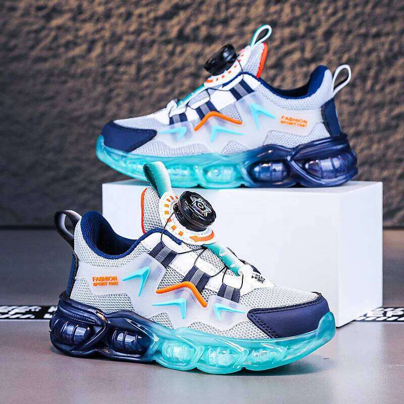 Childrens Sneakers Casual Mesh Breathable Flat Walking Fashion 2024 Trendy Girls Tennis Kids Sports Shoes for Boy Y260128