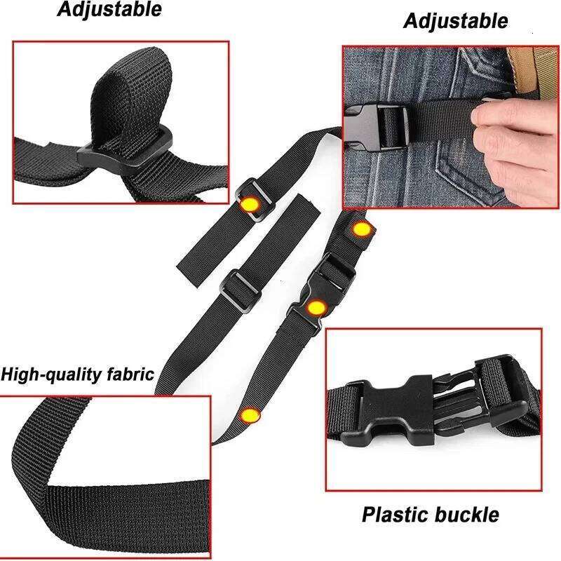 Outdoor Camping Tactical Bags Chest Bag Harness Adjustable Shoulder Strap Straps Accessories For Backpack