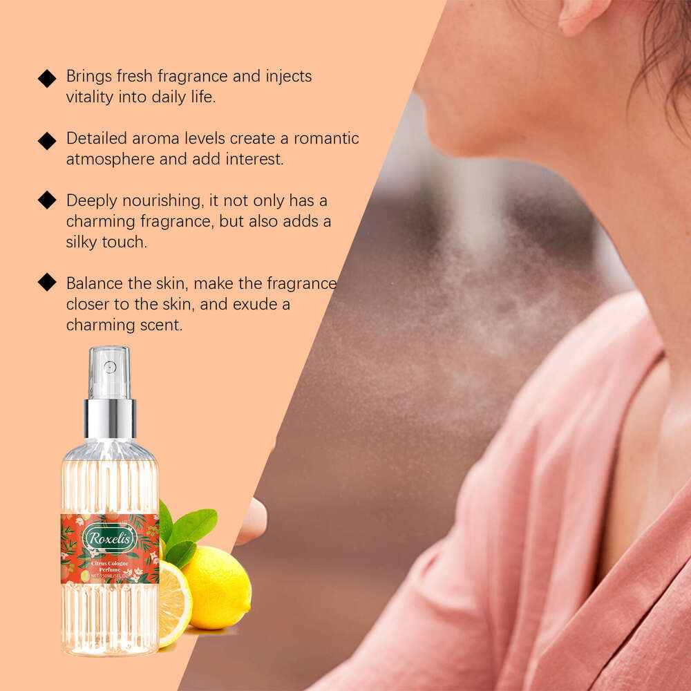 Roxelis Citrus Daily Dating Natural Fresh Long-lasting Fragrance Elegant Charm Aromatic Cologne Perfume S260131