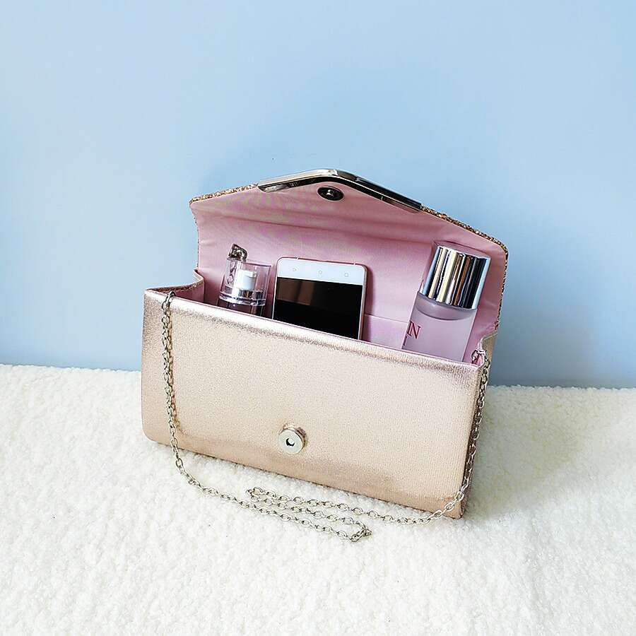 2026 Hot Sale Shiny Glitter Women's Evening Wedding Banquet Crossbody Bag Large Capacity