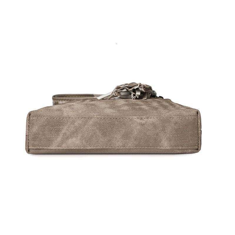 New bag - multi-zipper pocket, vertical style women's crossbody high-end texture, diagonal strap bag, jacquar