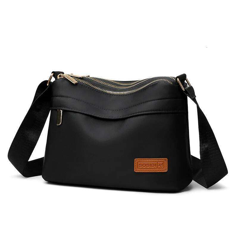 Simple solid color nylon cloth for women, multifunctional, casual, waterproof, portable,crossbody bag fashionable,