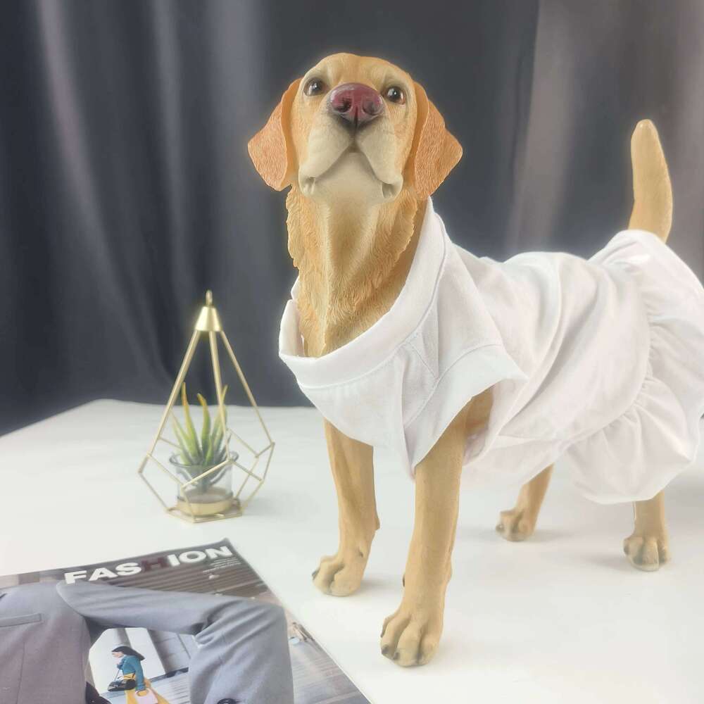 Tank Top Spring Summer Thin Model Skirt Small Dog Pets Teddy Bearish Schnauzer Cat Solid-Colored Clothes H260129