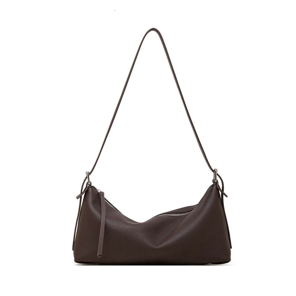 Luxury Shoulder Bags Totes Hobo Cross Border Belt Buckle New Top Layer Cowhide Genuine Dumpling Classic Vegetable Tanned Leather Single Crossbody Wome