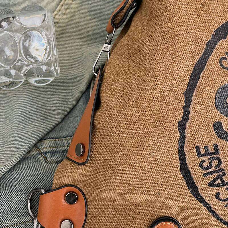 Cloth large capacity crossbody zipper handbag, tote shoulder bag, women's commuting bag