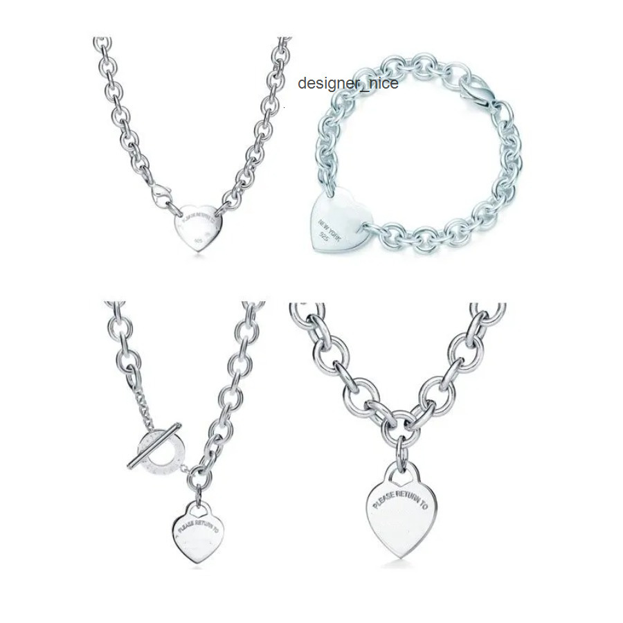 new designer jewelry sterg sier key return heart love brand pendant necklace bracelets tiffamy and co tiffanyx tiffanies for women cha tiffanies and tiffanyx co WGUJ