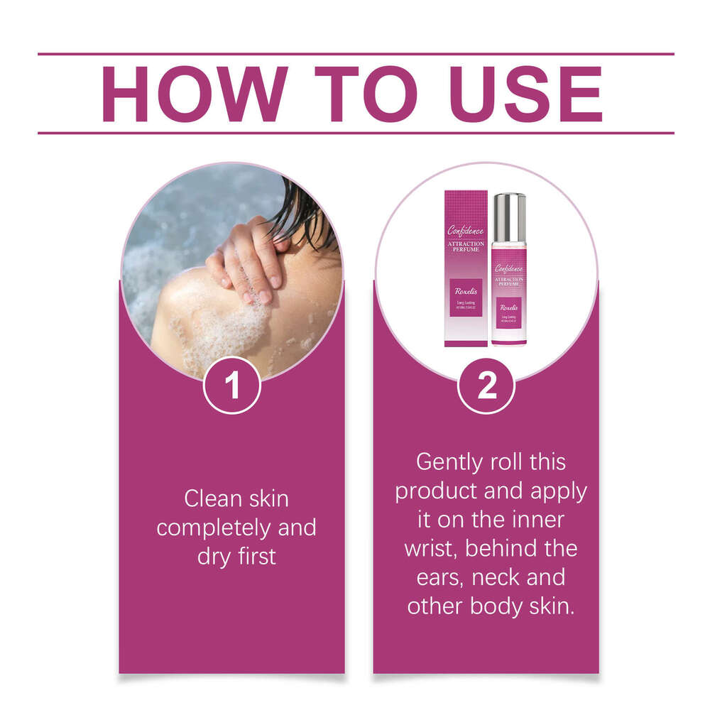 Roxelis Women's Roll-on Long-lasting Fragrance Elegant Fresh Exudes Charm Daily Couple Dating Atmosphere Perfume S260131