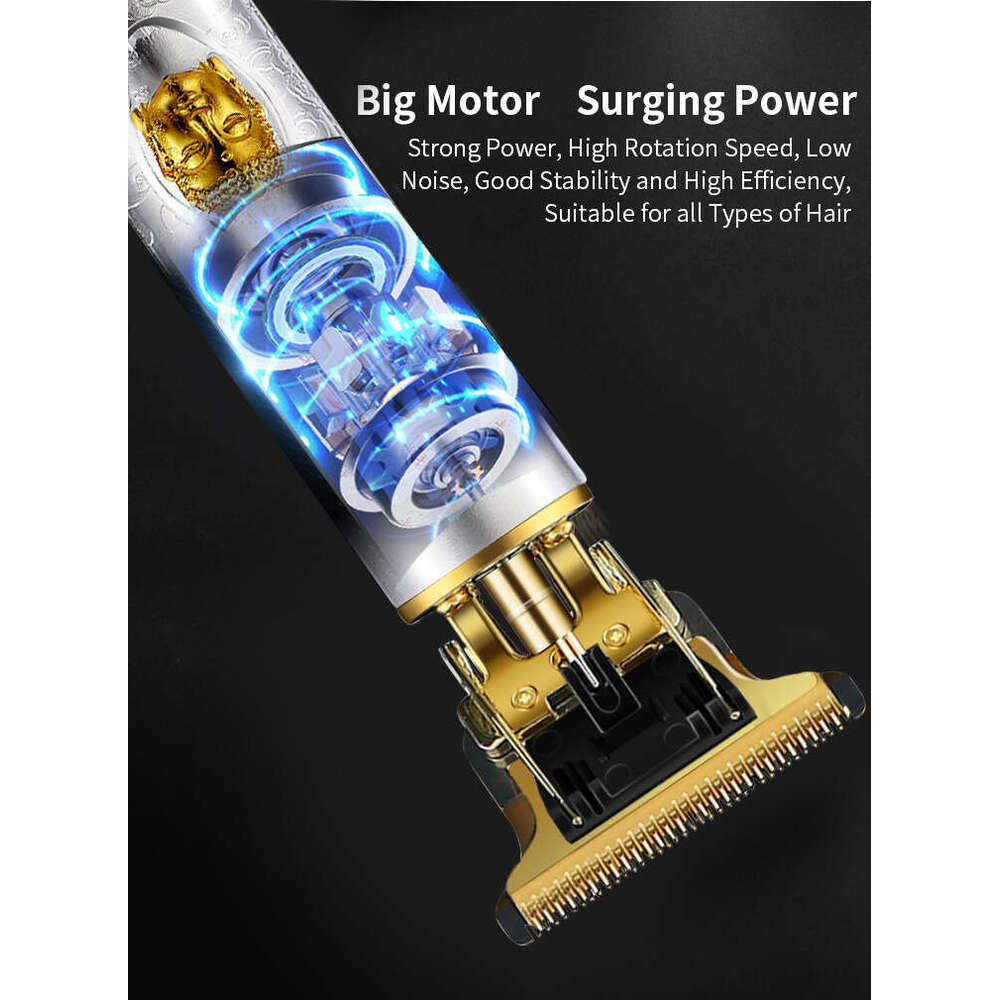 Cross-Border Trimmer Electric Oil Head Carving Shaver Bald Hair Clipper S260131