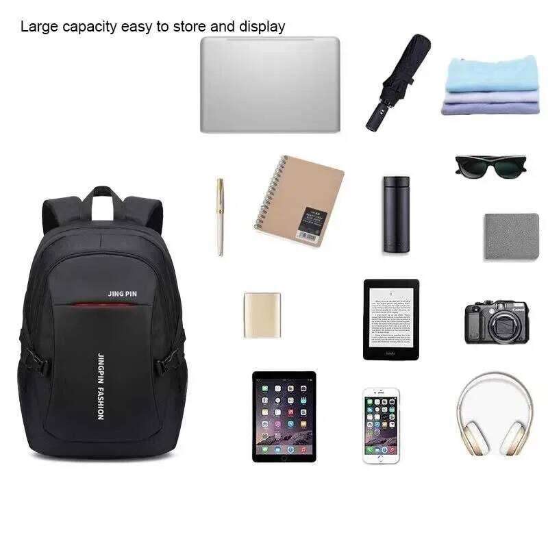 Casual Travel Backpack Men's Backpacks Oxford Waterproof Rucksack Business Computer Bag Senior High School Student Schoolbag
