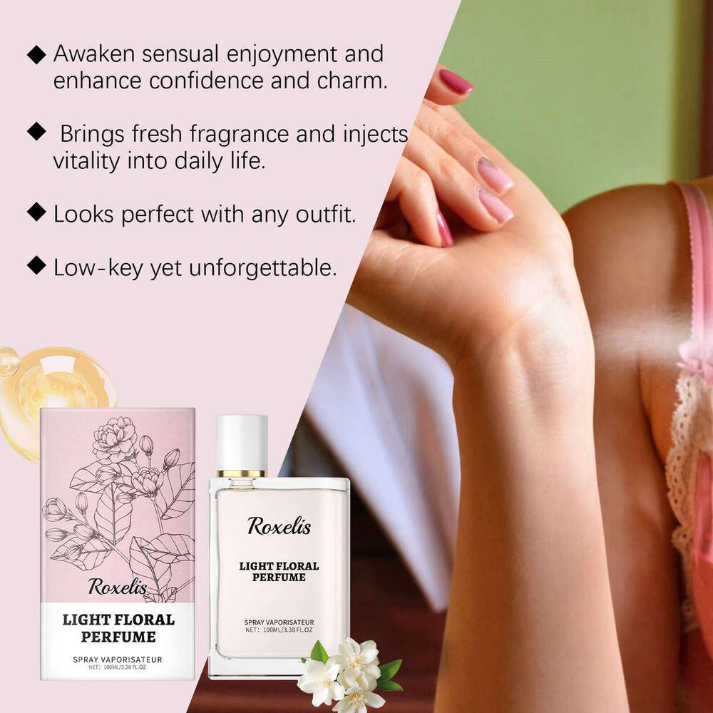 Roxelis Fragrance Elegant Light Floral Scent Soft Bloom Fresh Charm Long-lasting Perfume S260131
