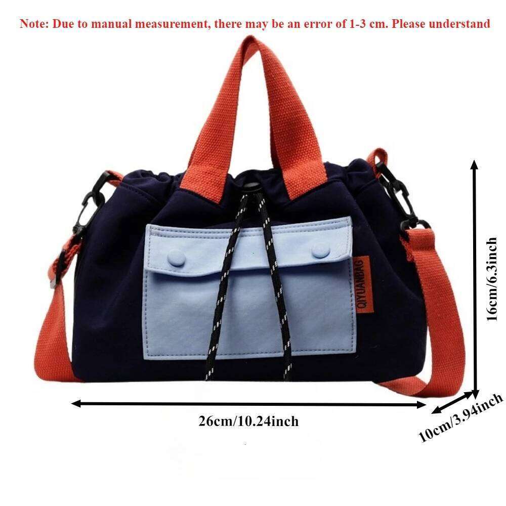 The New Unisex Messenger Outdoor Functional Bag Commuter Shoulder Bag, Storage Bolso, Female Contrast Backpack 2025