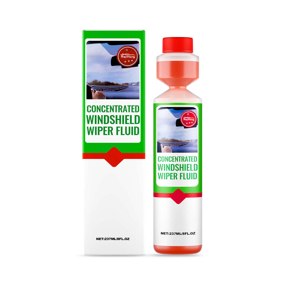 RAYHONG Windshield Wiper Fluid Concentrated Formula Removes Oil Film, Anti-Scratch, Clear Vision S260131