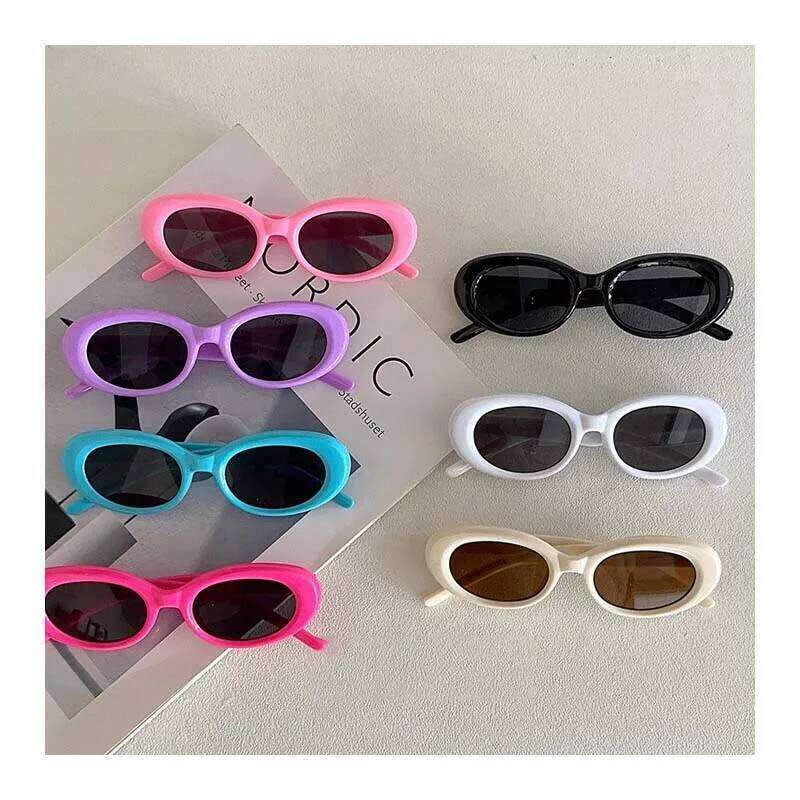 2024 Korean Baby Children's Glasses Fashionable Boys Girls Sunshade Sunglasses Summer Kids Accessories H260130