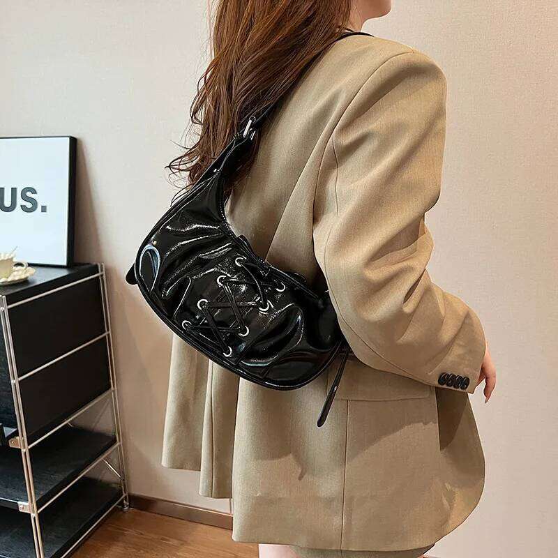 Shoulder for Women Girls Trendy Evening Clutch Purse Pu Leather Under the Arm Purses Slings Handbag Saddles Bag bolsos XJ260130