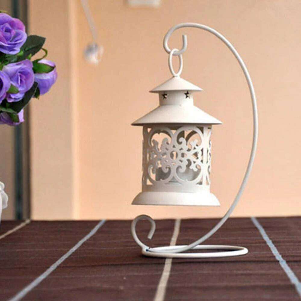 Romantic Hollow Candlestick Hanging Lantern Bird Cage Candle Tealight Holder Home Decor Y260131