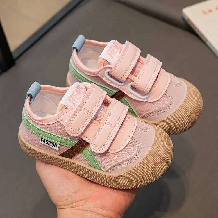 Children Casual Spring Autumn Kids Canvas Soft Breathable Mesh Fashion Design Toddler Boys Girls Shoes Y260128