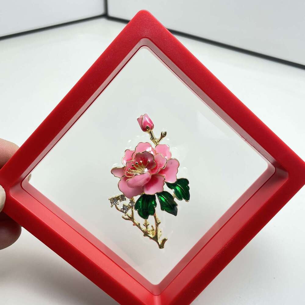 National New Chinese Style Elegant Classic Luxurious Exquisite Versatile Peony Flower Brooch Manufacturer Wholesale